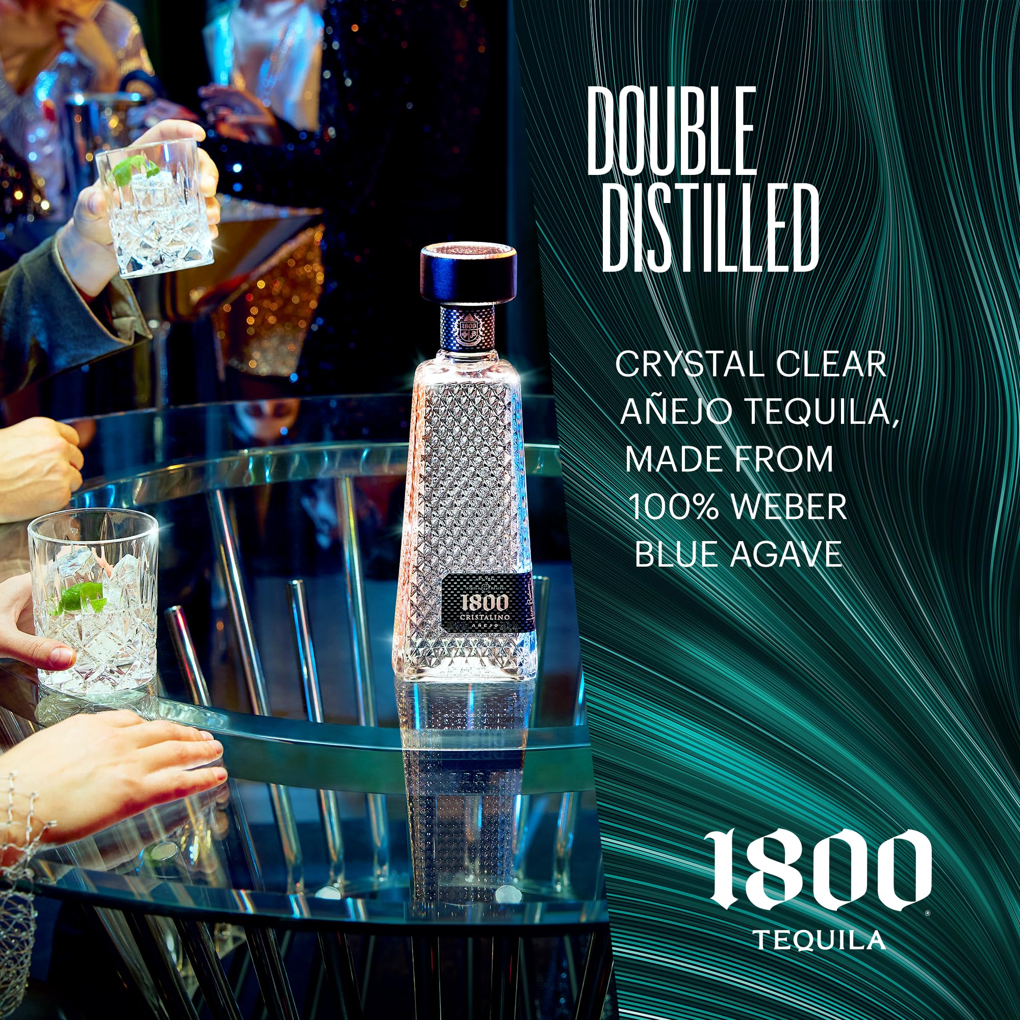 1800 Tequila Cristalino Añejo Reserva 700 Ml : Amazon.com.br